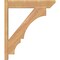 Ekena Millwork Balboa Slat Smooth Outlooker, Western Red Cedar, 5 1/2"W x 24"D x 28"H OUT06X24X28BOA06SWR - alternate 2